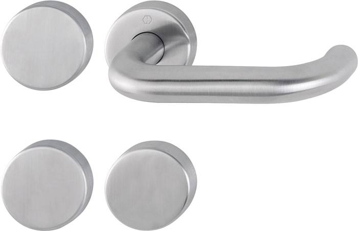 FS-Garnitur Paris FS-E138/42H/42HS VA F69 -/D TS 40-65mm UG/bl.rd.DIN L/R HOPPE