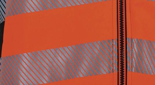 Warnschutz-Softshelljacke Prevent® Trendline Gr.XL gelb/schwarz