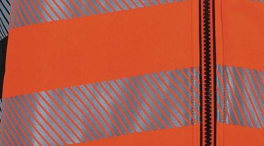 Warnschutz-Softshelljacke Prevent® Trendline Gr.XL orange/schwarz