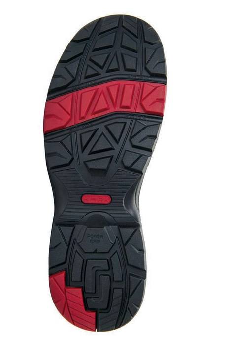 Sicherheitsstiefel Braxton Gr.45 schwarz/rot Leder S3 SRC HRO EN20345 BAAK