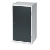 Werkzeug-/Beistellschrank H1000xB500xT500mm 1Schubl.,2BD lichtgrau/anthrazitgrau Werkzeug-/Beistellschrank H1000xB500xT500mm 1Schubl.,2BD lichtgrau/anthrazitgrau