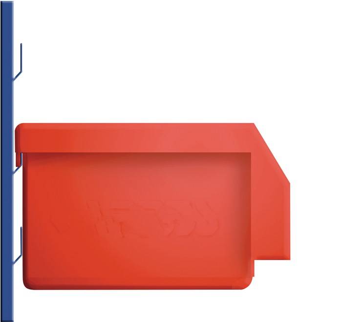 Sichtlagerkasten L290xB140xH130mm PE blau KAPPES