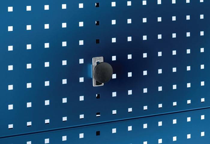 Magnethalter D.40mm verz.f.Lochplatten 2St./Btl.BOTT