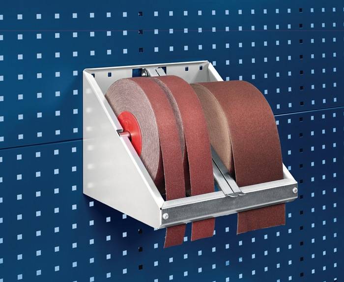 Schleifpapierrollenhalter B315xT295xH250mm Rollenb.max.120mm D.max.260mm BOTT