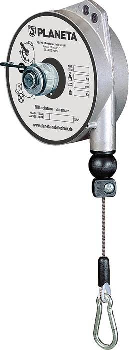 Federzug TCN 9320 Trgf.1-2,5kg Seillänge 2,0m Seil-D.2,0mm PLANETA