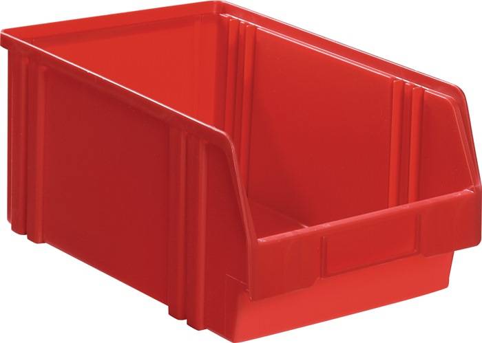 Sichtlagerkasten LK L290/266xB140xH130mm PS rot LA-KA-PE 25 Stück