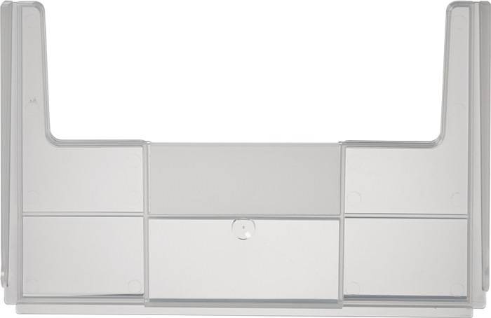 Trennw.f.Regalkasten B.230mm PP transparent,offen 1 BT=25 ST.LA-KA-PE