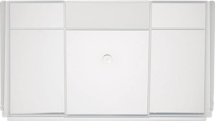 Trennw.f.Regalkasten B.230mm PP transparent,geschl.1 BT=25 ST.LA-KA-PE