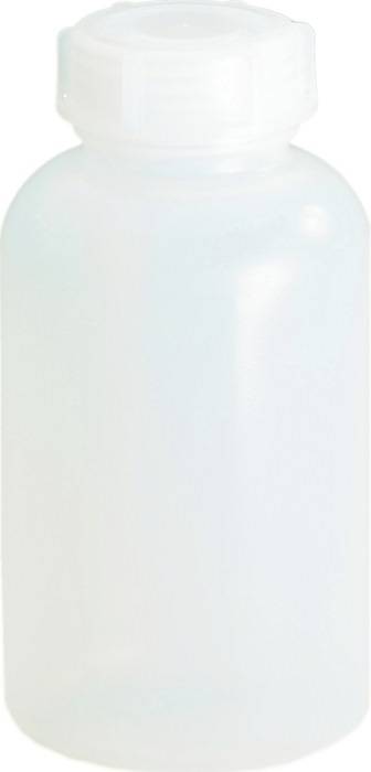 Weithalsflasche H.120mm D.64mm PE (LDPE) natur Einfüllöffnung-D.30,8mm Inh.250ml