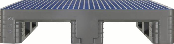 Kunststoffpalette L1200xB800xH160mm 3 Kufen geschl.HDPE CRAEMER