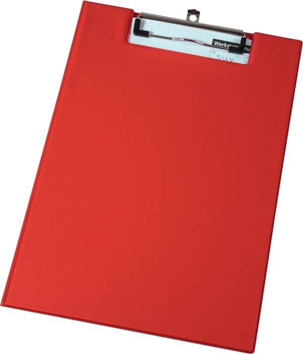 Schreibmappe Krt.m.ausziehb.Hakenöse DIN A4 rot VE 12 StückEICHNER 12 Stück