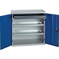 Werkzeug-/Beistellschrank H1000xB1000xT500mm 1Schubl.2BD grau/blau STUMPF Werkzeug-/Beistellschrank H1000xB1000xT500mm 1Schubl.2BD grau/blau STUMPF