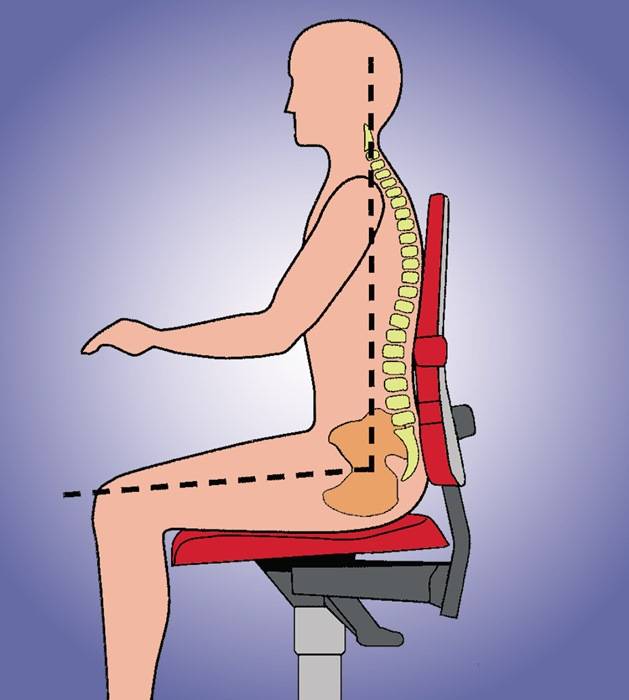 Arbeitsdrehstuhl Sintec B RollenPP grau 430-580mm BIMOS