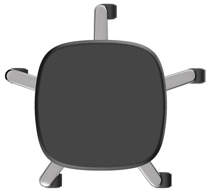 Arbeitsdrehstuhl Labsit Rl.Sitzschale blau Integralschaum schwarz 450-650mm