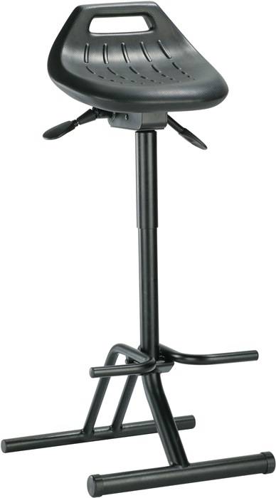 Stehhilfe Integralschaum Sitz-H.640-840mm STA schwarz klappbar