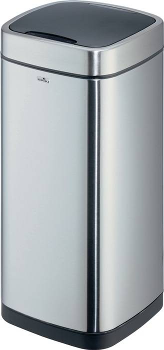 Abfallsammler NO TOUCH 35L 35l H690mm VA/Ku.metallic silber DURABLE