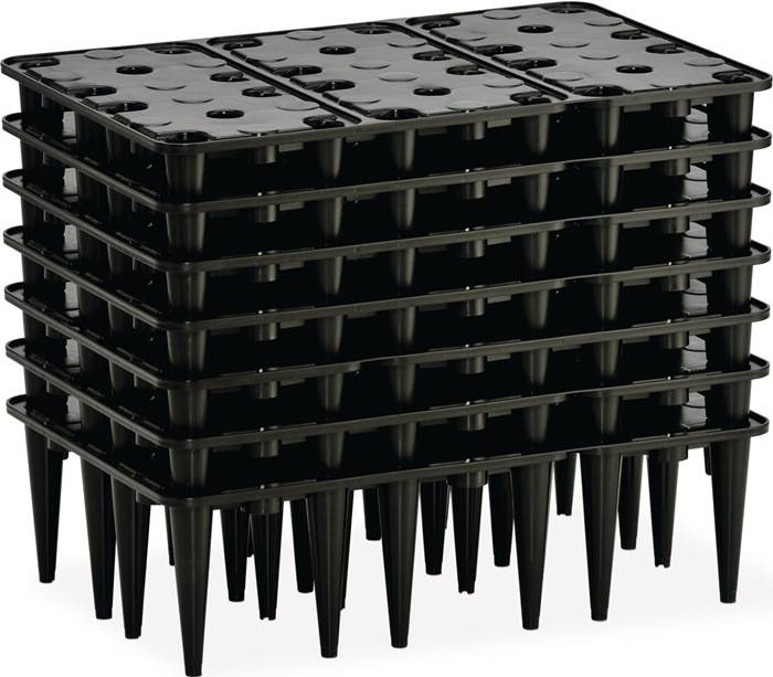 Auffangwanne 25l L600xB400xH180mm PE m.PE-Rost CEMO