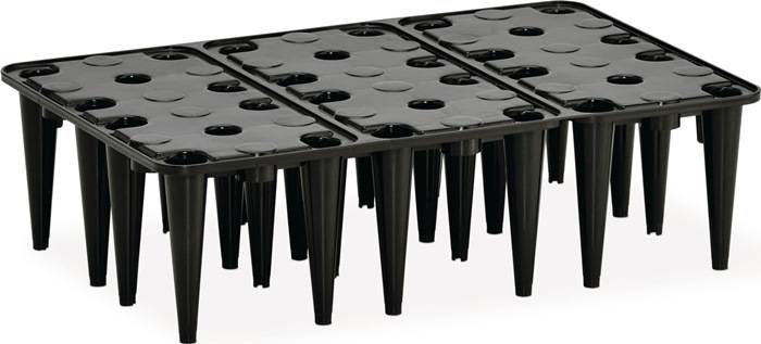 Auffangwanne 25l L600xB400xH180mm PE m.PE-Rost CEMO