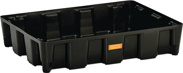 Auffangwanne 60l L800xB600xH165mm PE o.PE-Rost CEMO
