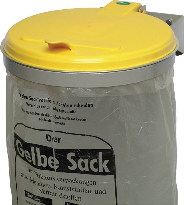 Abfallsammler B400xT510mm 120l Deckel gelb (KS) VAR