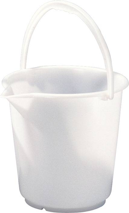Eimer 17,0l HD-Polyethylen natur Kunststoffbügel D.330mm H.315mm HÜNERSDORFF