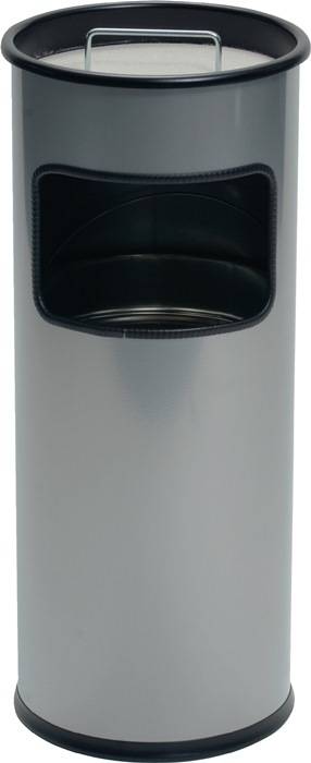 Kombiascher Ø260xH620mm silber Stahlbl.DURABLE