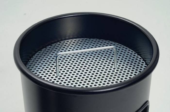 Kombiascher Ø260xH620mm silber Stahlbl.DURABLE