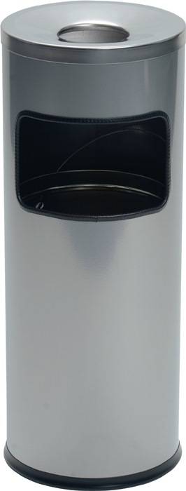 Kombiascher Ø250xH630mm silber Stahlbl.DURABLE