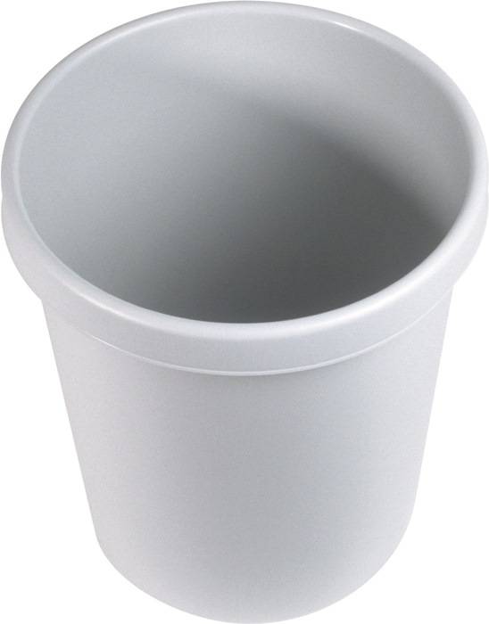 Papierkorb 18l H331xØ315mm m.Griffrand Ku.lichtgrau 6 Stück