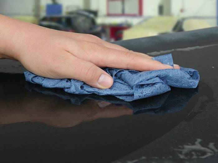 Putztuch WIPEX STAR L380xB300ca.mm blau 1-lagig WIPEX