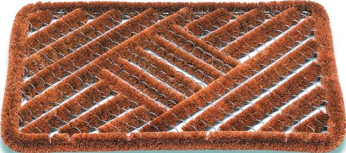 Fußmatte Kokosbürsten natur Kokos/Stahl L390xB590xS30mm