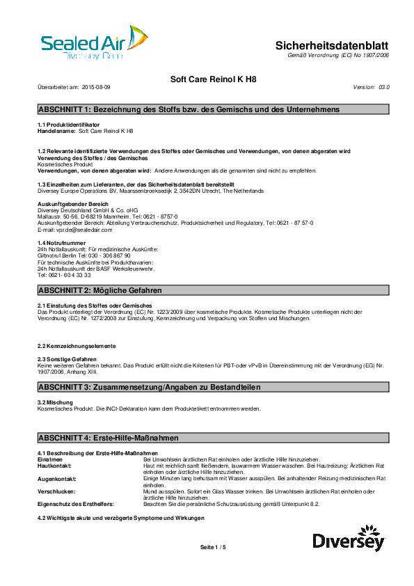 Handwaschpaste Soft Care REINOL K 0,5l frei v.hautaggressiven Bestandteilen