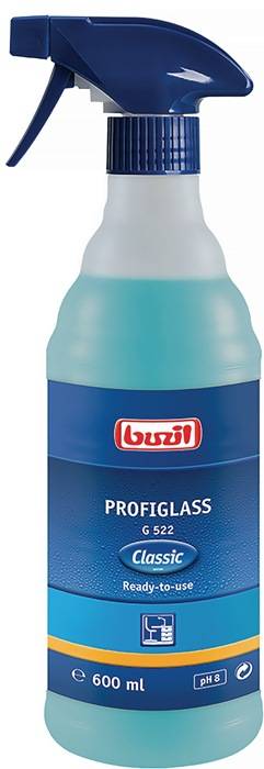 Glasreiniger Profiglass G 522 600 ml Sprühflasche BUZIL 12 Stück