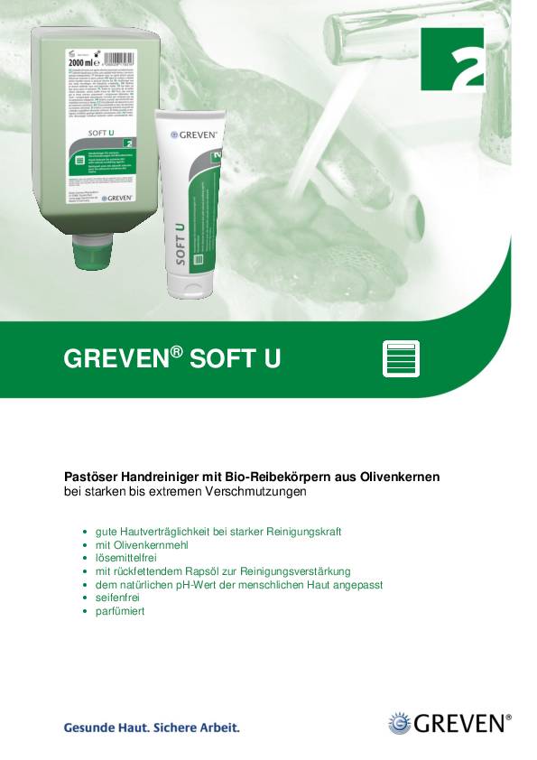 Handreiniger GREVEN® SOFT U 2l lösemittelfrei GREVEN