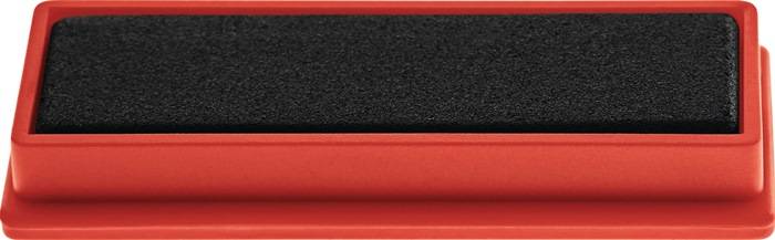 Rechteckmagnet B55xT22xS8mm rot MAGNETOPLAN