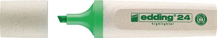 Textmarker 24 EcoLine hellgrün Strich-B.2-5mm Keilspitze EDDING 10 Stück