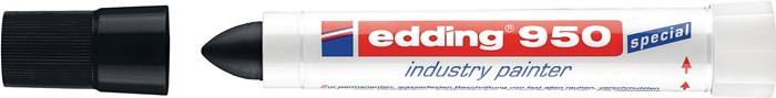 Industrie-Pastenmarker 950 schwarz Strich-B.10mm Rundspitze EDDING 10 Stück