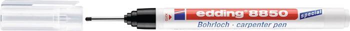 Bohrlochmarker 8850 schwarz Strich-B.1,0mm Rundspitze EDDING
