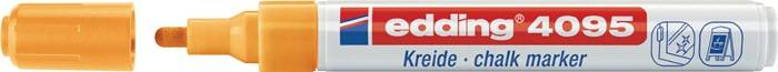 Kreidemarker 4095 neonorange Strich-B.2-3mm Rundspitze EDDING 10 Stück