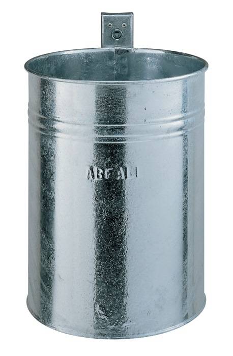 Abfallbehälter H430xØ330mm 35l verz.RENNER