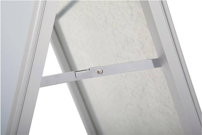 Kundenstopper Alu.aluminium A1 eloxiert/verzinkt wetterbeständig MAUL