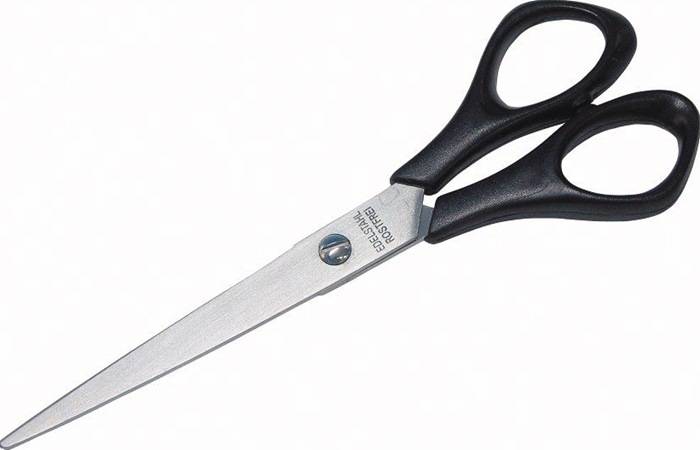 Universalschere 160mm VA schwarz 10 Stück