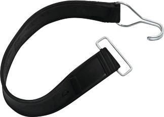 Spanngurt Gum.m.1 Haken/1 Schnalle f.Rollbehälter B.720mm 2 Stück