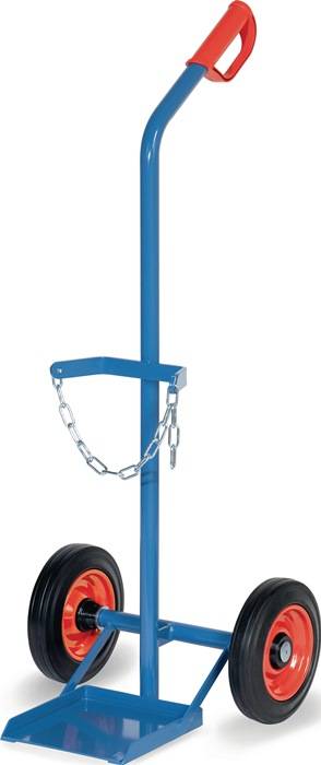 Stahlflaschenkarre f.Flascheninhalt 1x20-50l Vollgummi-Bereifung Trgf100kg FETRA