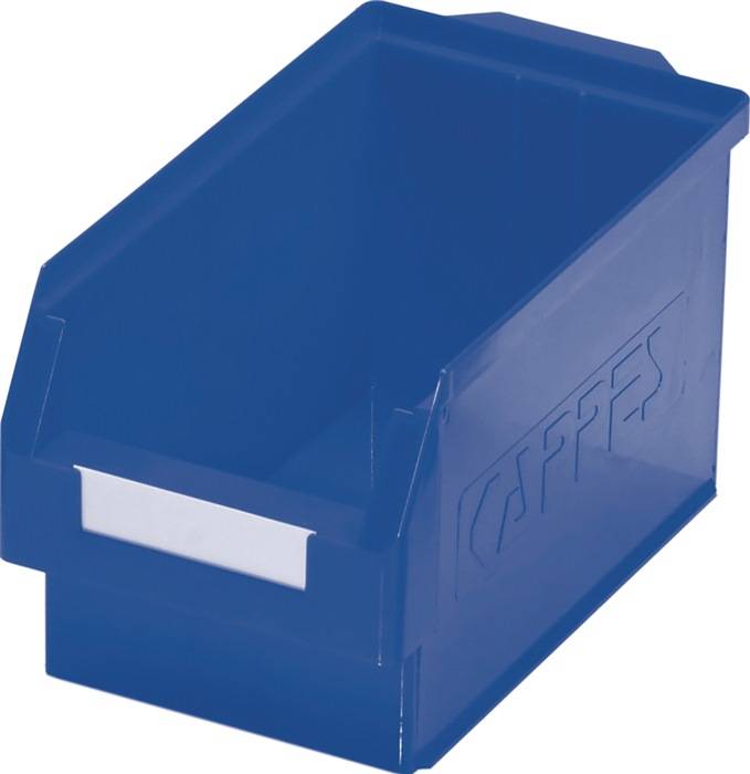 Sichtlagerkasten L350xB200xH200mm PE blau KAPPES