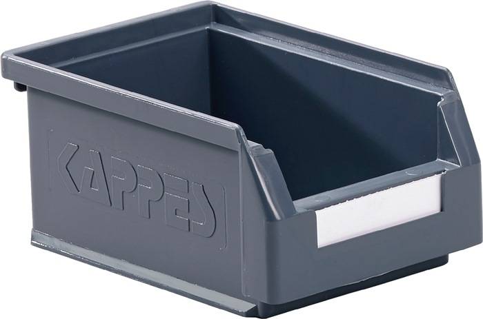 Sichtlagerkasten L160xB105xH75mm PE grau KAPPES