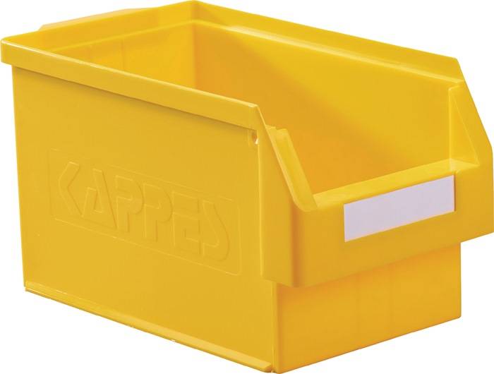 Sichtlagerkasten L350xB200xH200mm PE gelb KAPPES