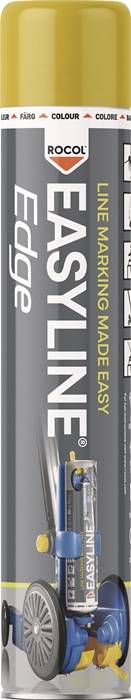 Linienmarkierungsfarbe Easyline® Edge 750 ml gelb Spraydose ROCOL 6 Dosen