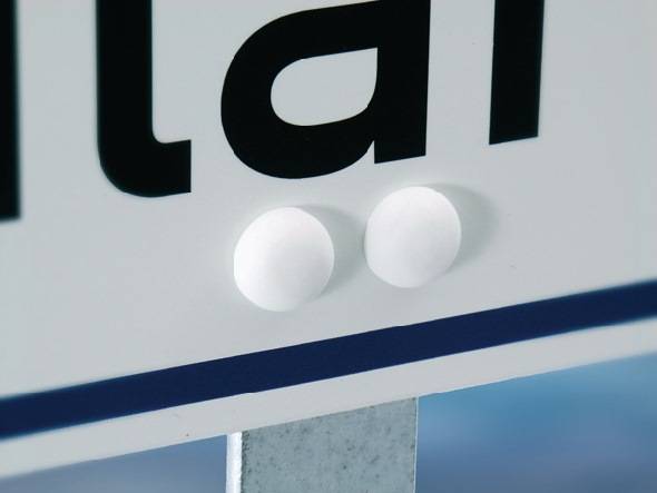 Stahlspieß z. Einschlagen H.750mm f. Parkplatzbeschilderung