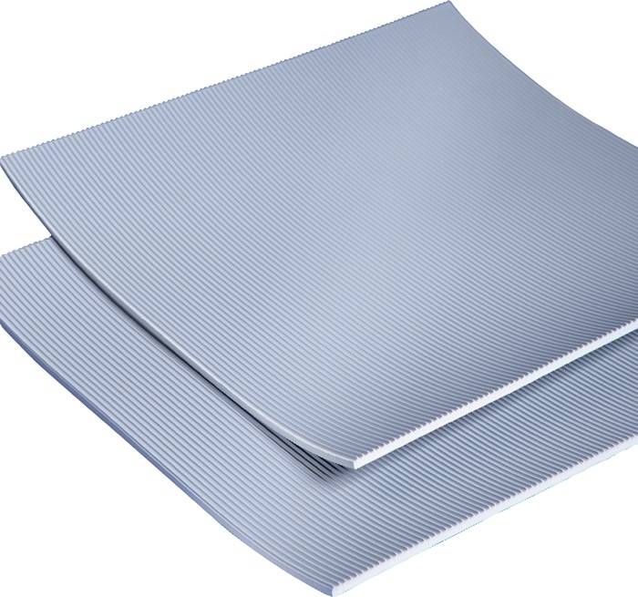 Gummiisoliermatte ElaQprem B.1,00m L.10m D.4,5mm grau NR/SBR Rl.MÖLLER